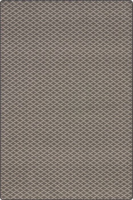 Kittiwake Custom Diamond Pattern Rug Charcoal 100cm