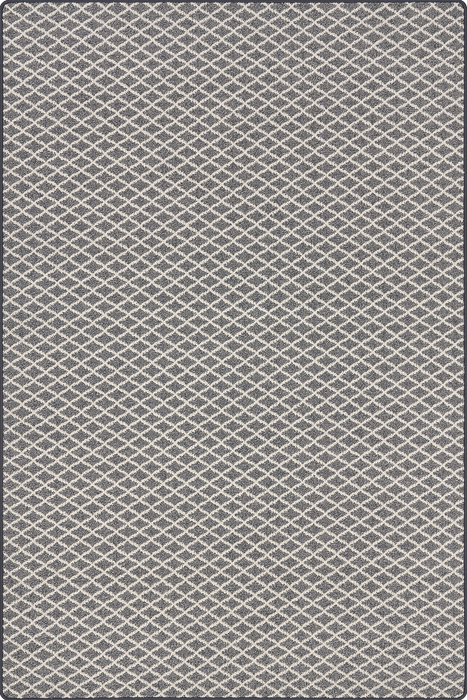 Tappeto personalizzato a micro-traliccio Kittiwake blu grigio 50x76 cm