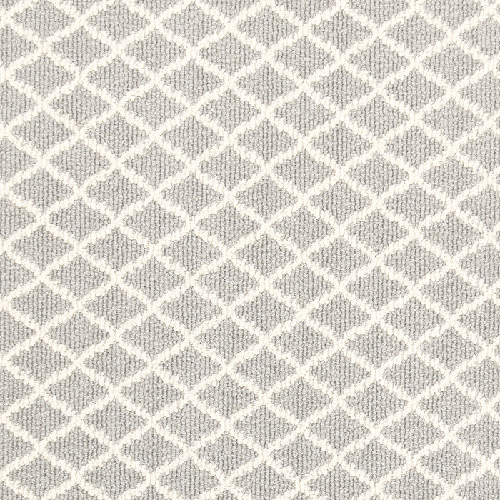 Kittiwake Micro Trellis Custom Area Rug Grey 50x70 cm