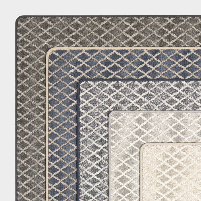Kittiwake Micro Trellis Custom Area Rug Grey 50x70 cm