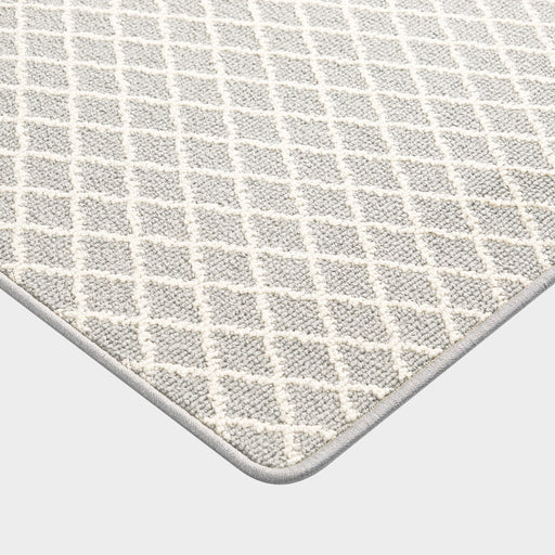 Kittiwake Micro Trellis Custom Area Rug Gray 50x70 cm