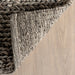 Knit Wool Area Rug in Grey 160 cm x 230 cm