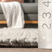 Knit Wool Area Rug in Light Grey for Cozy Interiors