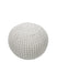 Knitted Pouf Ottoman for Living Room and Bedroom 50cm