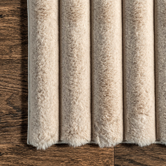 Kris Plush Washable Cloud Rug 140x200 cm Beige