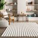 Kris Washable Off White Plush Cloud Area Rug 120x180 cm