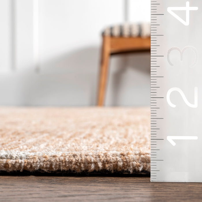 Krystin Geometric Tan Area Rug 130cm x 180cm