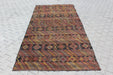 Kurdish Embroidered Kilim Rug 151cm x 318cm Vintage