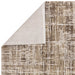 Kuza Abstract Modern Distressed Textured Soft-Touch Beige/Light Grey Rug 120 x 170 cm