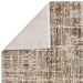 Kuza Abstract Modern Distressed Textured Soft-Touch Beige/Light Grey Rug