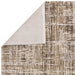 Kuza Abstract Modern Distressed Textured Soft-Touch Beige/Light Grey Rug