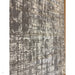 Kuza Abstract Modern Distressed Textured Soft-Touch Mid Grey/Cream/Light Grey Rug