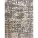 Kuza Abstract Modern Distressed Textured Soft-Touch Mid Grey/Cream/Light Grey Rug