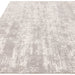 Kuza Abstract Modern Distressed Textured Soft-Touch Mid Grey/Cream/Light Grey Rug