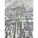 Kuza Abstract Modern Distressed Textured Soft-Touch Mid Grey/Cream/Light Grey Rug