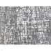 Kuza Abstract Modern Distressed Textured Soft-Touch Mid Grey/Cream/Light Grey Rug