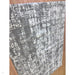 Kuza Abstract Modern Distressed Textured Soft-Touch Mid Grey/Cream/Light Grey Rug