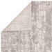 Kuza Abstract Modern Distressed Textured Soft-Touch Mid Grey/Cream/Light Grey Rug