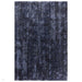 Kuza Abstract Modern Distressed Textured Soft-Touch Navy/Light Grey Rug