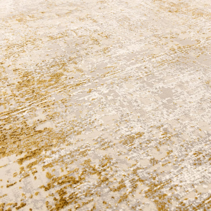 Kuza Borders Gold Rug