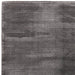 Kuza Plain Stripe Modern Distressed Textured Soft-Touch Charcoal Rug