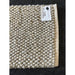 La Playa Modern Plain Mottled Beaded Pebble Hand Woven Textured Wool Flat-Pile Natural Rug