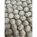 La Playa Modern Plain Mottled Beaded Pebble Hand Woven Textured Wool Flat-Pile Natural Rug