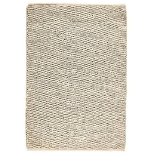 La Playa Modern Plain Mottled Beaded Pebble Hand Woven Textured Wool Flat-Pile Natural Rug