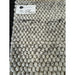 La Playa Modern Plain Mottled Beaded Pebble Hand Woven Textured Wool Flat-Pile Silver Rug