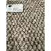 La Playa Modern Plain Mottled Beaded Pebble Hand Woven Textured Wool Flat-Pile Silver Rug