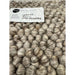 La Playa Modern Plain Mottled Beaded Pebble Hand Woven Wool Flat-Pile Rustic Brown/Grey Rug