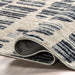 Lafayette Navy Abstract Striped Area Rug 152x244 cm