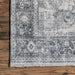 Larkspur Washable Rug With Fringes In Light Grey 150x240 cm