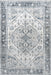Larkspur Washable Rug With Fringes In Light Grey 150x240 cm