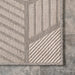 Lattice Pattern Indoor Outdoor Area Rug Grey 120x180 cm
