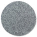 Laura Ashley Cleavers Dark Steel 080904 Round Rug