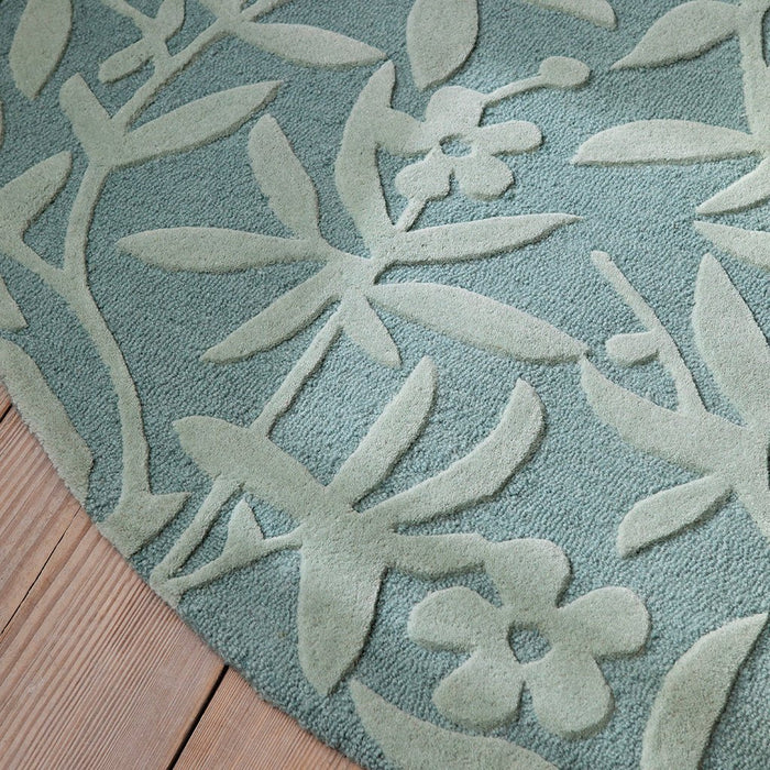 Laura Ashley Cleavers Duck Egg 080907 Rug