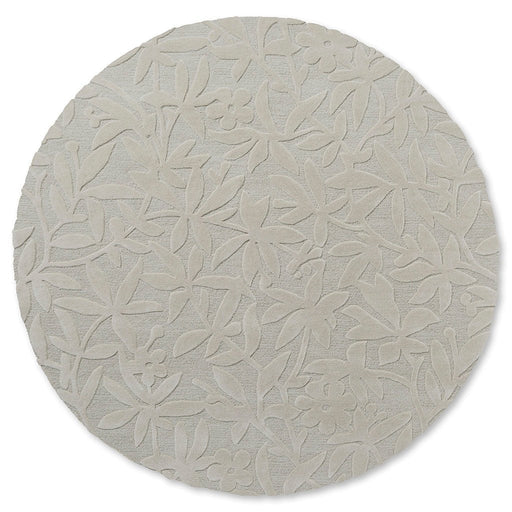 Laura Ashley Cleavers Natural 080901 Round Rug