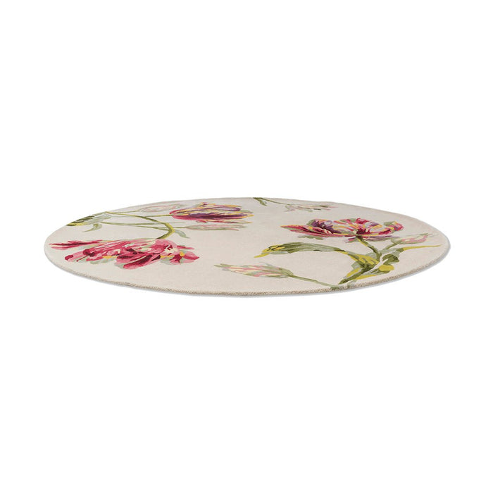 Laura Ashley Gosford Cranberry Round 081300 matto