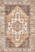 Laurel Medallion Washable Area Rug 160cm Sand