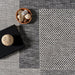 Layered Geometric Area Rug for Indoor and Outdoor Use