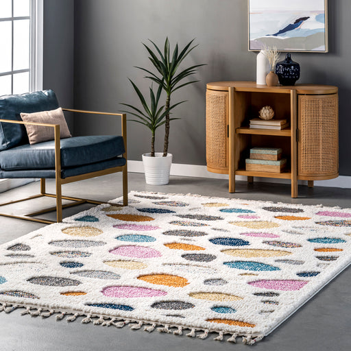 Leah Ivory Shag Rug for Nursery and Playroom 120x180 cm