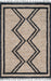 Leather Flatweave Tassels Area Rug 150x240 cm Natural