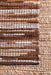 Leather Pinstripe Area Rug - Light Brown 160x230 cm