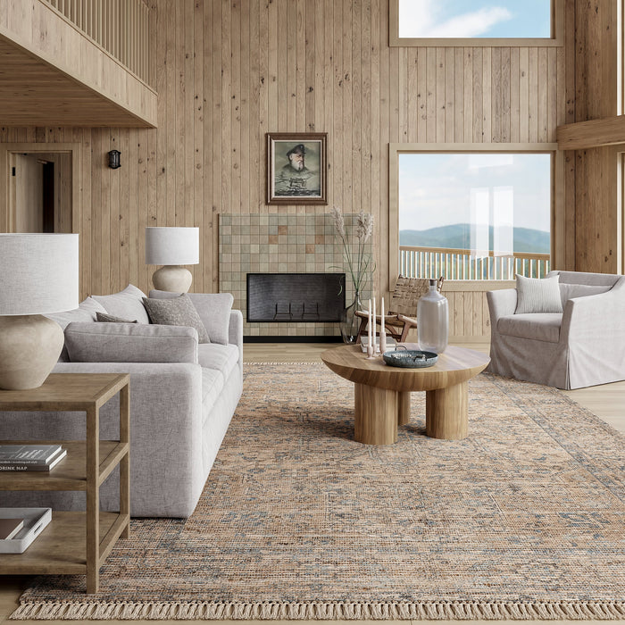 Lennox Medallion Jute Blend Area Rug 152x244 cm