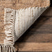 Lennox Medallion Tassel Area Rug 152Cm Natural