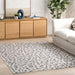 Tappeto lavabile con motivo leopardato in blu 120x180 cm