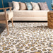 Leopard Print Area Rug 120x180 cm