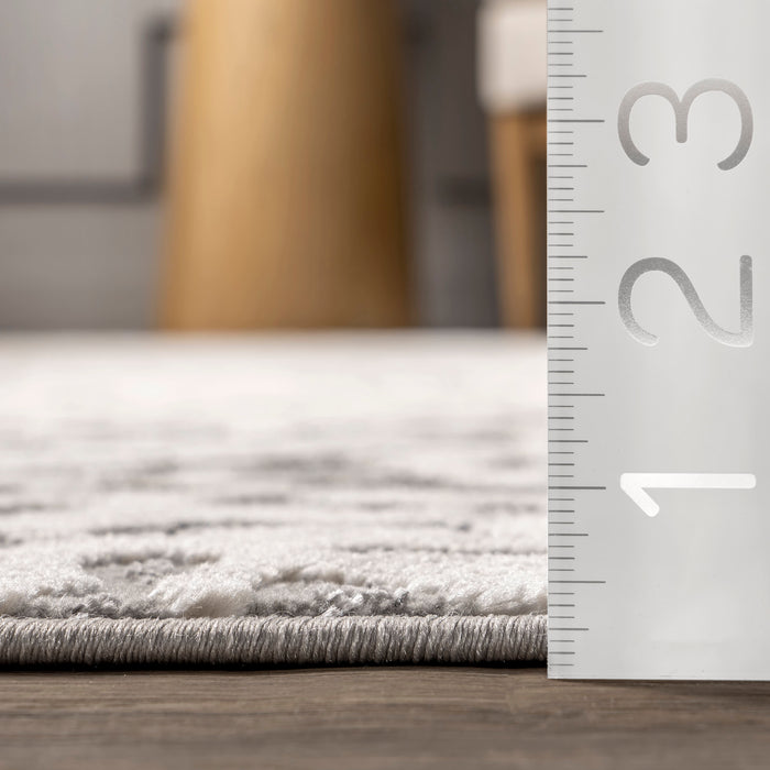 Leopard Print Area Rug Beige 120x180 cm