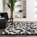 Tappeto con nappe con stampa leopardata 120x180 cm